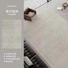 Solid living room carpet cotton linen waterproof dirt resistant easy to clean high end loop velvet printed rug for home decor