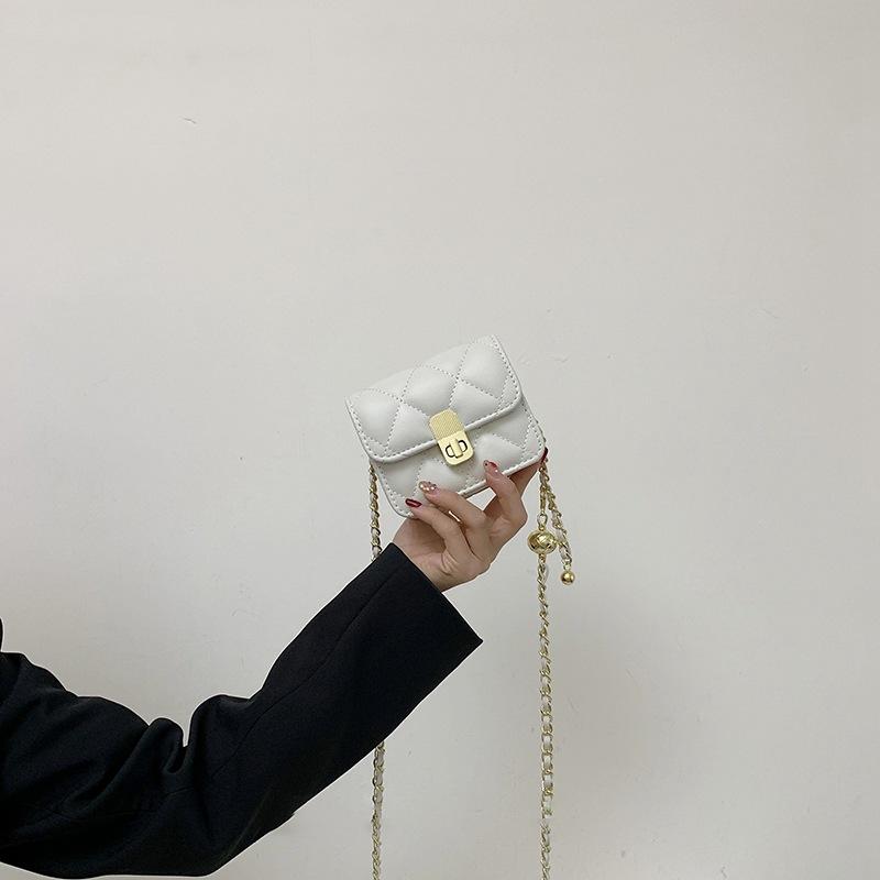 

Сумка 2025 года, летняя новая сумка-мессенджер, женская сумка, маленькая сумка на цепочке, высококачественная мини-ромбическая маленькая квадратная сумка, багаж