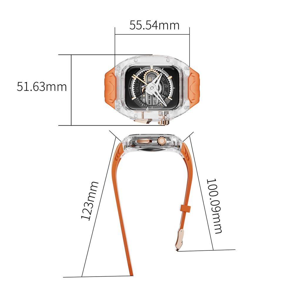 Agent Richard Waterproof Protective Case for Apple Watch 7/8/9