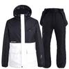 Tuta da sci Uomo Donna Inverno Sport all'aria aperta Traspirante Caldo Antivento Impermeabile Sci Giacca da snowboard e pantaloni Tuta da sci maschile Set da sci