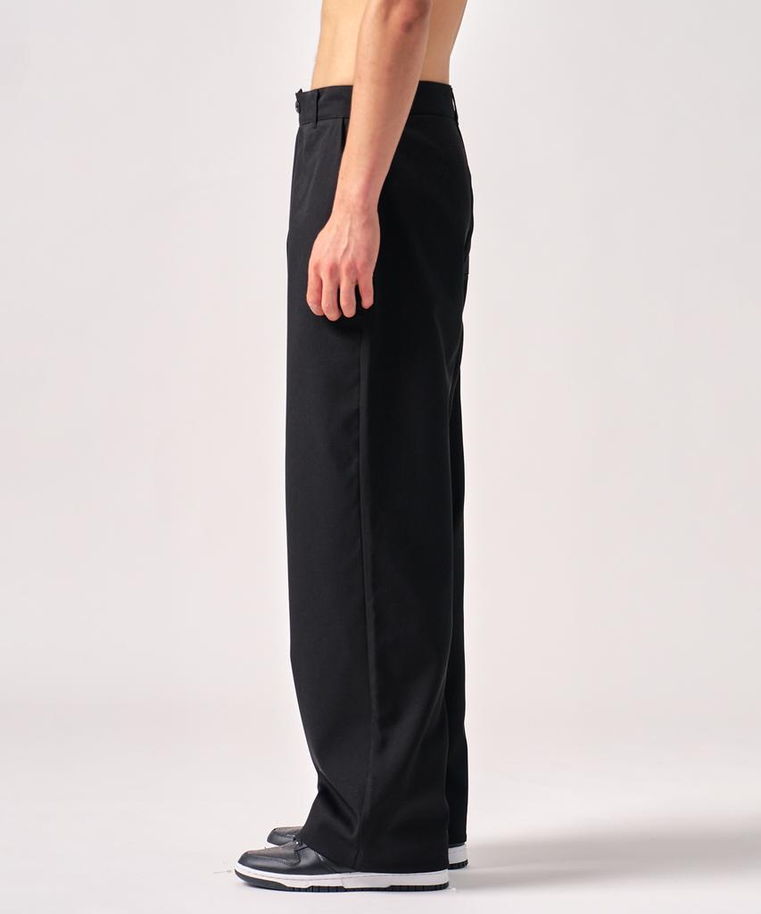 WHOLOVESART Semi-Wide City Slacks Black
