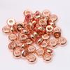 20 Stück 3-10mm Edelstahl Charm Abstandshalter Perlen Flach Rund Mit Loch Lose Perlen für DIY Schmuck Armband Herstellung Zubehör