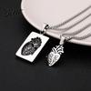 Lightweight Couple Necklaces 2Pcs Heart Charm Necklace Love Keepsake Fine