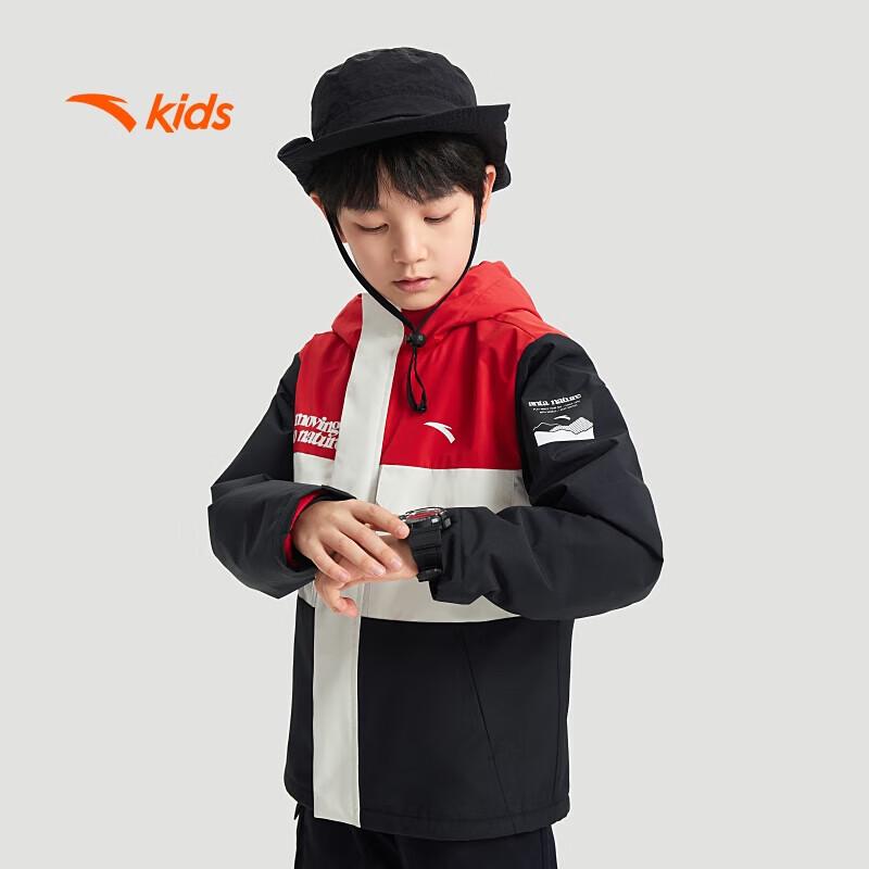 Anta Kids' Boys Softshell Fleece Jacket