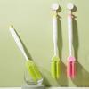 Silicone Milk Bottle Brush Long Handle Water Glass Cup Cleaning Brush Multifunctional Kitchen Cleaning Tool