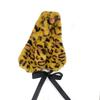 Solid Color Leopard Headbands Plush Warm Scarf Fashion Ear Warmer  Women Headwear