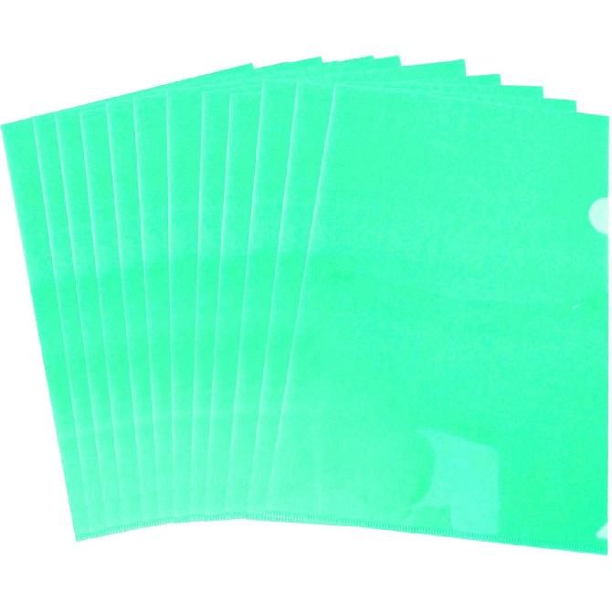 L-Type Plastic Folder Safe Project Pockets Transparent Clear Document Folder 12pcs for A4 paperPlastic Paper Jacket Sleeves In Assorted Project