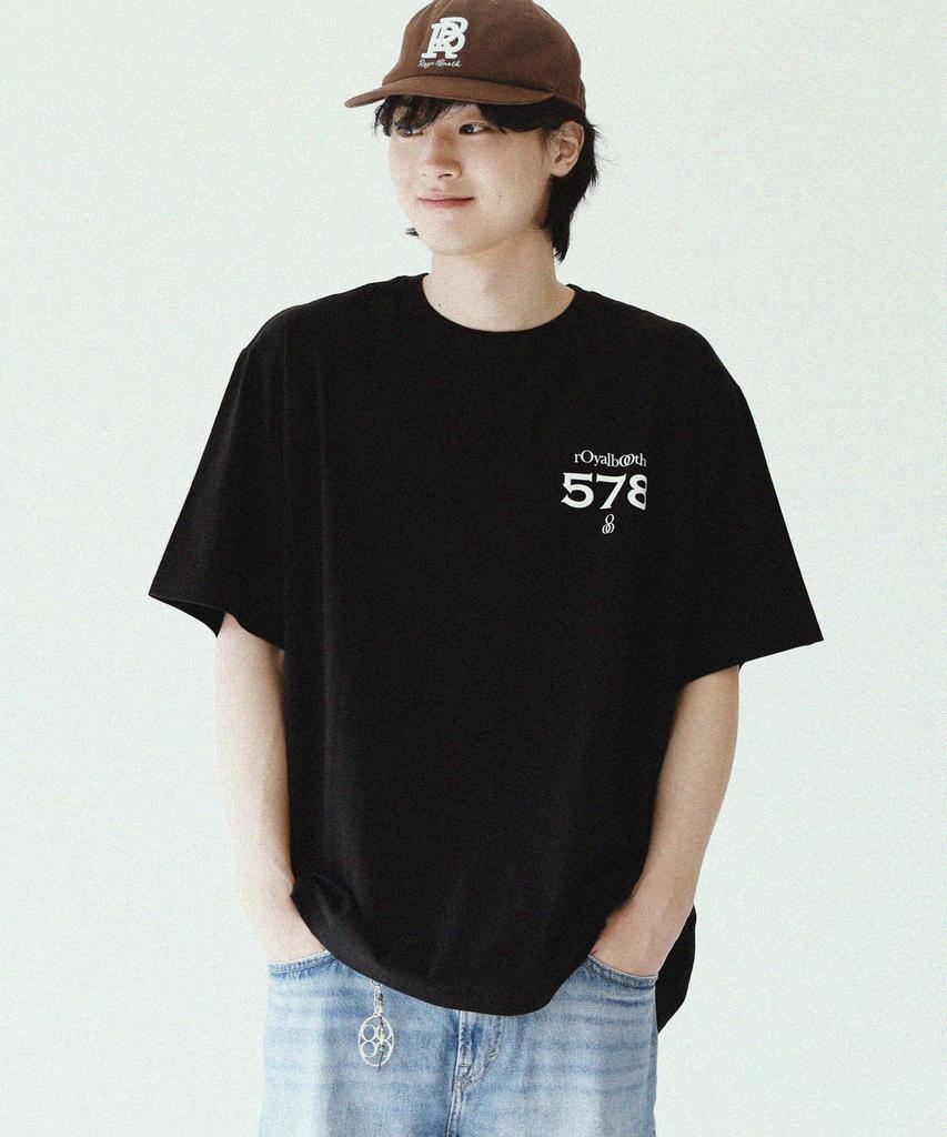 Loyalbuseu Royal Number 578 Short Sleeve T-Shirt [Black]
