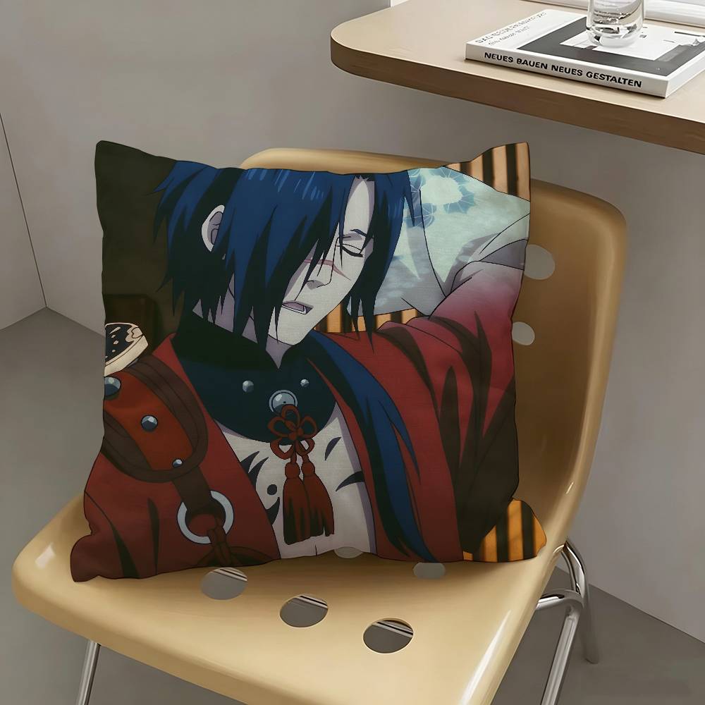 1pc Koujaku Game D-DRAMAtical Murder Pillow Case Fashion Square Pillowcase Bedroom Sofa Room Ins Decoration Leisure