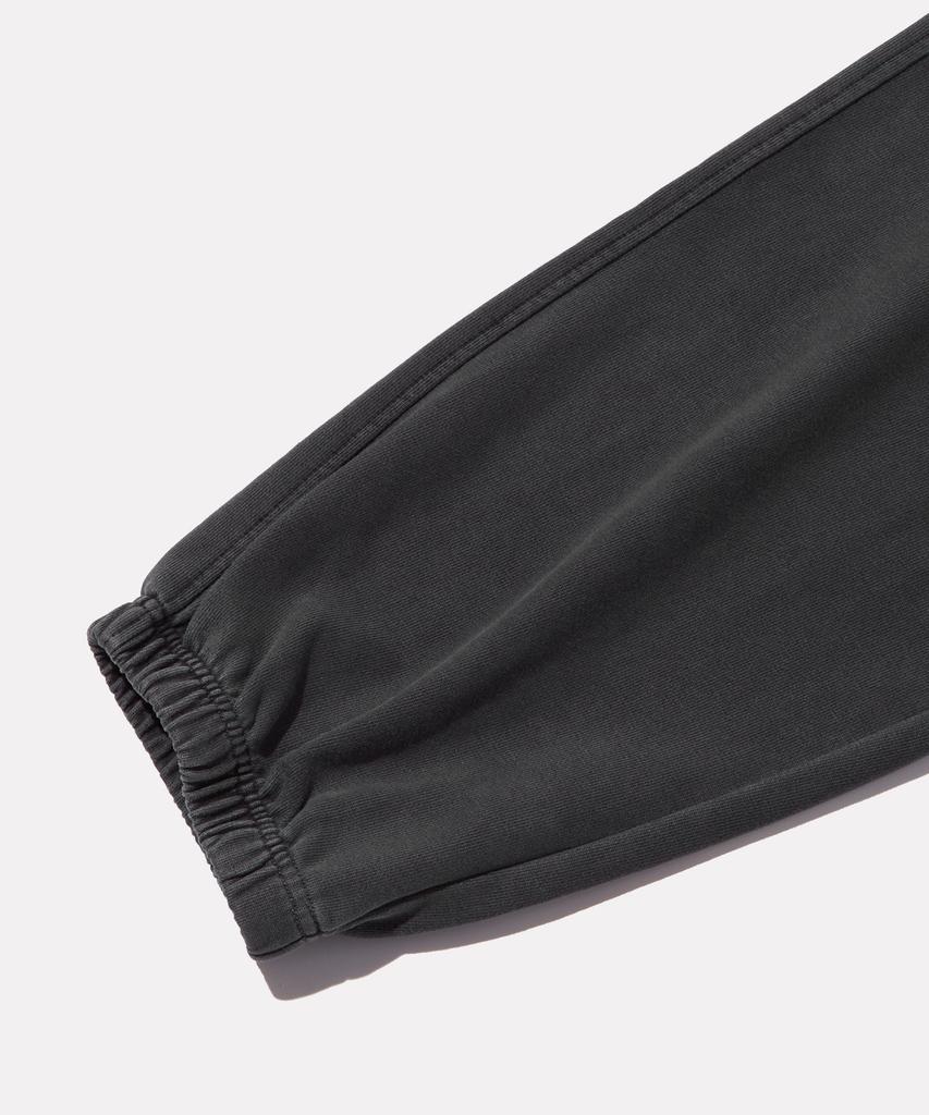 Reebok Garment-Dyed Relaxed Fit Wide Jogger Pants - Black