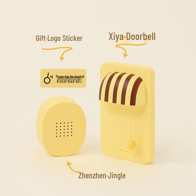 Xiwu Wireless Doorbell: Easy Setup, No Wiring, Long Range, Loud Volume for Home Entrance.
