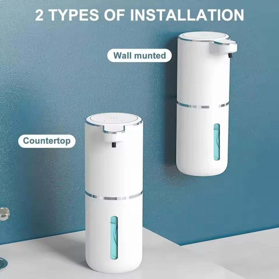 Automatic Non-Contact Induction Foam Soap Dispenser 380ml USB Charging 4-speed Hand Washing Machine Wall-mounted Dispenser