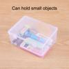 Transparent Clamshell Plastic Storage Box, Stackable Storage Box, Suitable For Office, Bathroom, Kitchen, Household Utility Box