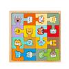 Wooden Animal Traffic Number Fruit Puzzle Shape Matching Toy