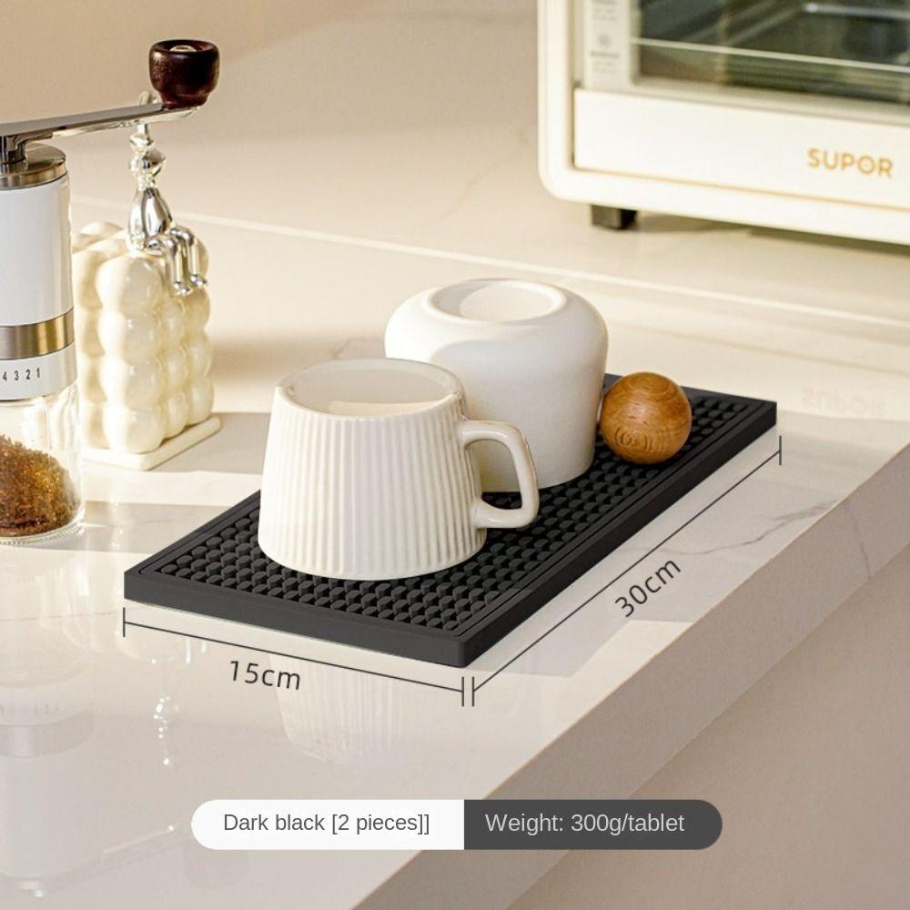 Fantasy Style Draining Mat Silicon Drying Mats 2024 Tableware Mat  Kitchen