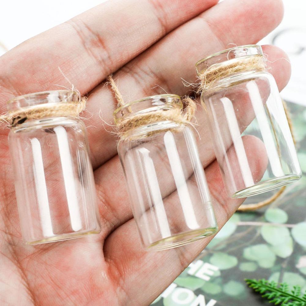 Flower Plant Hydroponic Container Home Decor Glass Vase Wind Chimes Hanging Vase 1 Strings