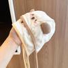 Cartoon Bear Baby Hat Autumn Winter Warm Cotton Infant Ear Protection Cap Solid Color Windproof Toddler Beanies Hat Bonnet