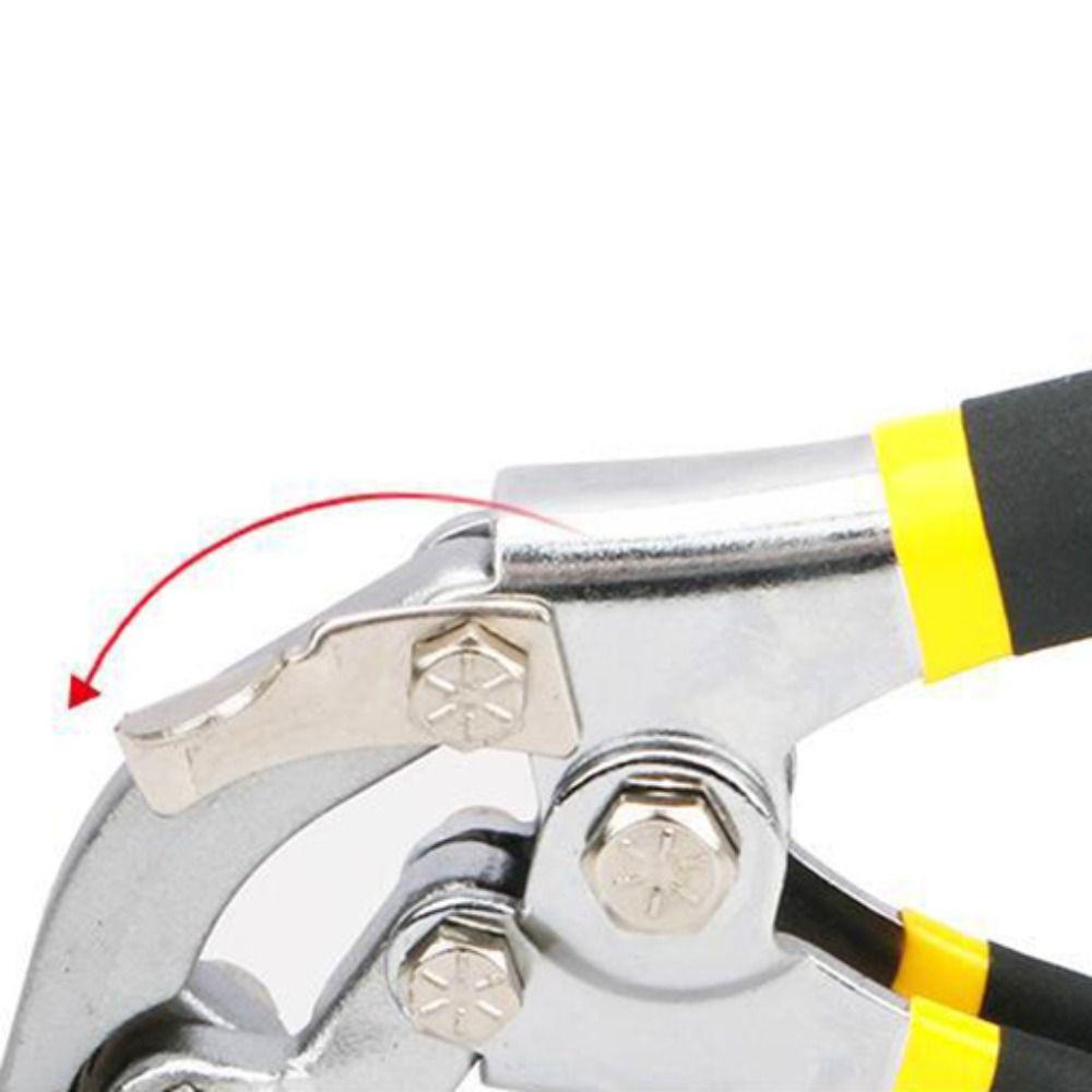 75mm/150mm Sheet Metal Hand Seamer Wide Jaw Flattening Sheet Metal Bending Pliers Non-slip Carbon Steel