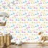 Wallpaper Colorful Scooters with Stars for Living Room and Bedroom 50x1000