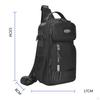 Sling Backpack Chest Bag Versatile Zipper Closure Daypack Crossbody Bags Shoulder for