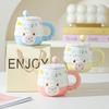 Cartoon Lamb Cup Girl Gives Best Friend A Good-looking Birthday Gift for Students Cute Cute Practical Little Gift for Girls