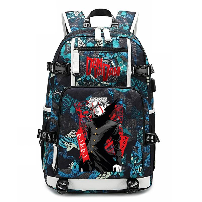 Sac à dos Manga Dandadan Grande Capacité Léger pour Ordinateur Portable pour Enfants Adolescents Garçons Filles