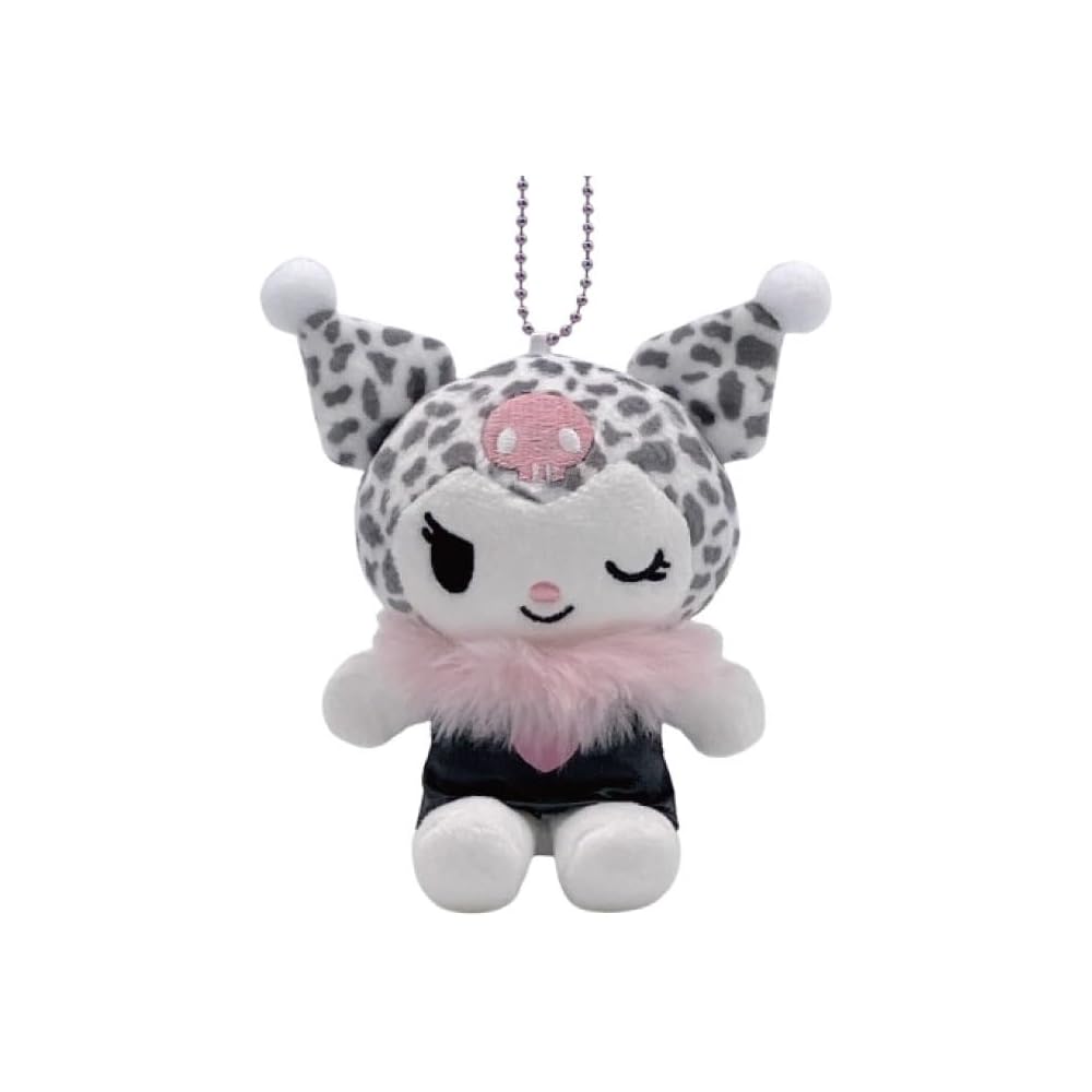 Nakajima Corporation My Melody Kuromi Mascot Collection Kuromi Dalmatian Plush Toy 13x7.5x6 cm
