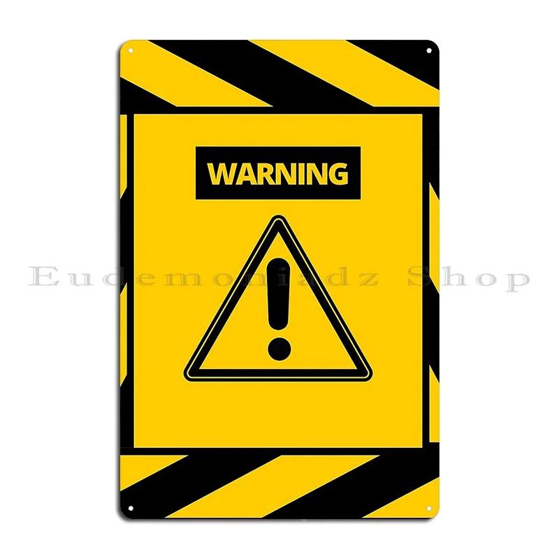 Warning Sign Danger Avasmix Metal Sign Mural Printed Home Bar Living Room Tin Sign Poster