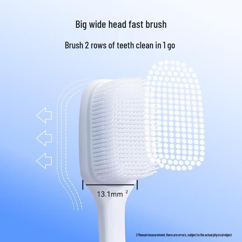 Namei Nano Antibacterial Soft Bristle Wide Head Toothbrush