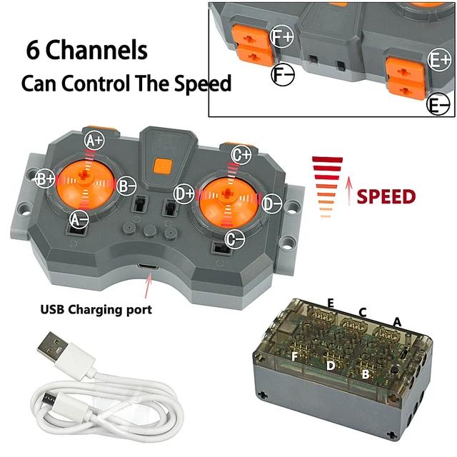 Technical Motor Parts Building Block Compatible Technical Mechanical Group MOC PF Power Function Upgrade XL-M-Servo Motor Leduo