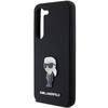 Etui Karl Lagerfeld Silicone Ikonik Metal Pin Do Galaxy S23+, Czarne