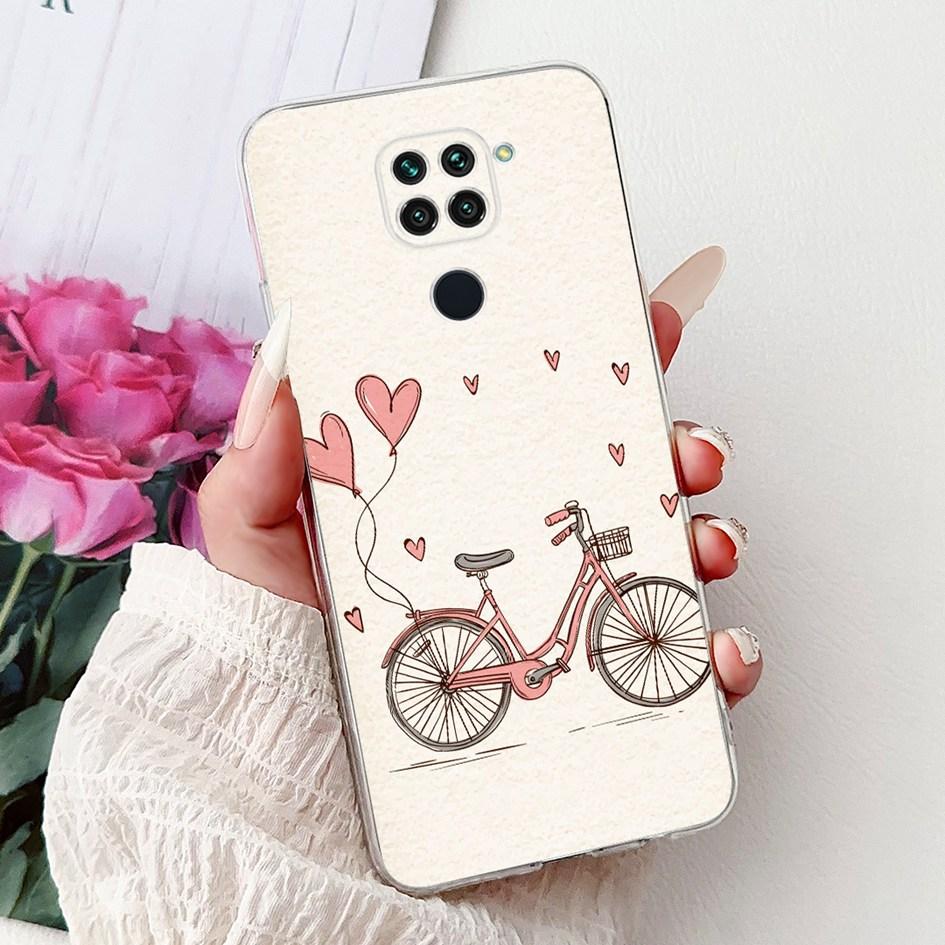 For Xiaomi Redmi Note 9 Case Redmi Note9 Cover M2003J15SC M2003J15SG Fashion Butterfly Phone Case Shockproof TPU Soft Back Cover
