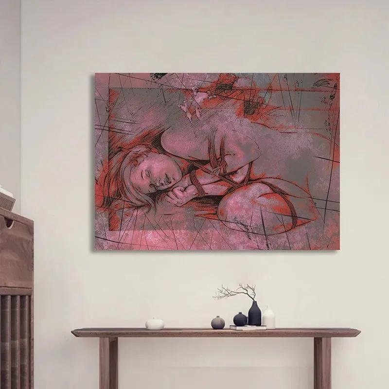 20x30cm Metal Poster Erotica Nude Sex BDSM Shibari Art