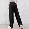 Women's Fashion Pants Solid Color Elastic Waist Casual Pants With Pockets