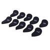 10pcs Golf Iron Covers Set with Numbers Waterproof Golf Head Cover Protective Headcover for Court Exercise Dark Blue