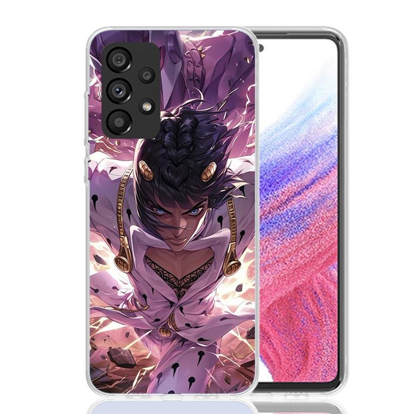JoJo Adventure Bruno Buccellati Phone Case for Samsung Galaxy A52 A51 A50S A12 A22 A32 A72 A10S A30S A31 A71 Note 20 Ultra 10 Pl