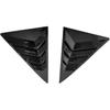 DYXN Car Rear Side Window Louvers Splitter Trim Rear Triangle Louver Window Sunshade Side Window Compatible for Camry 7Th 2012-2017