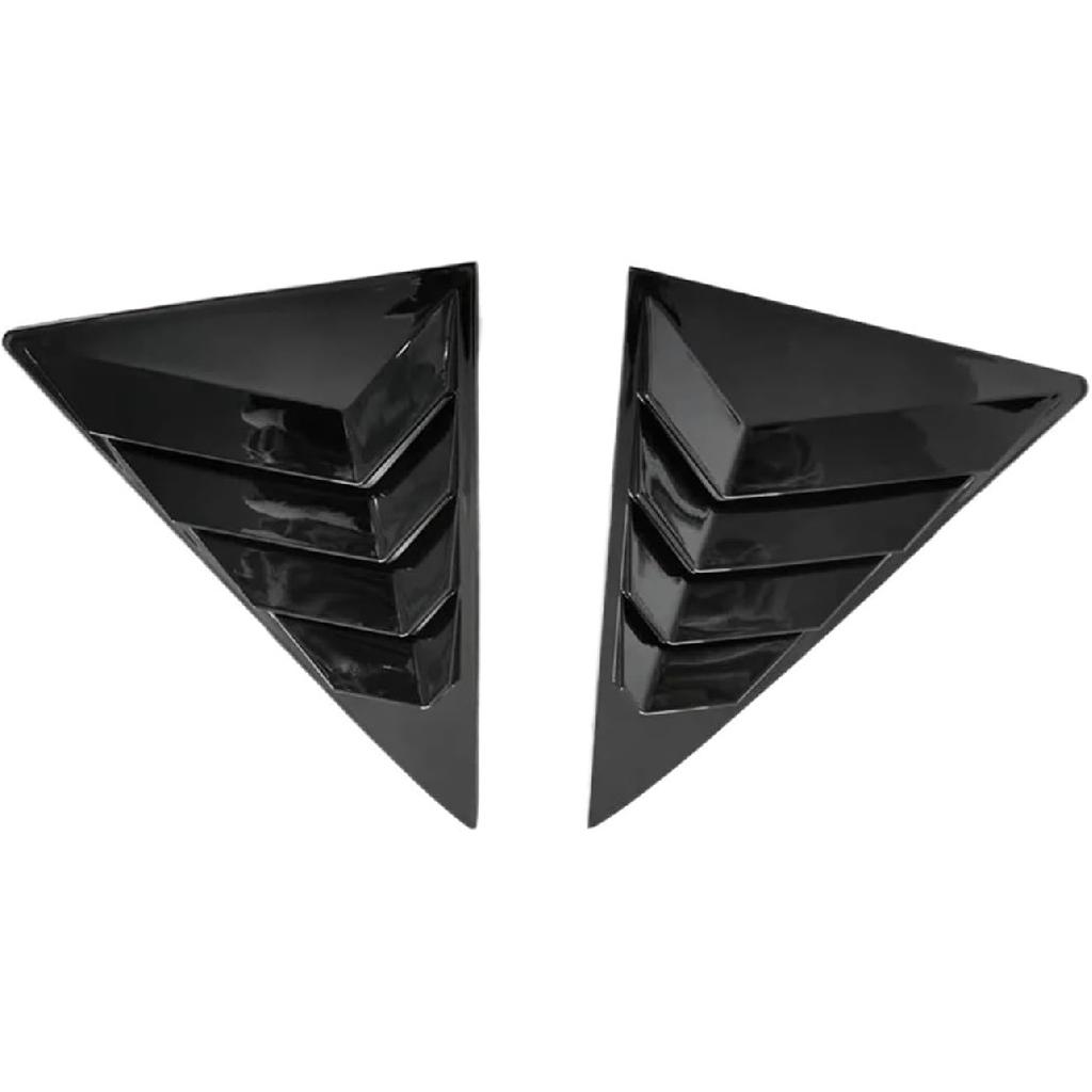 DYXN Car Rear Side Window Louvers Splitter Trim Rear Triangle Louver Window Sunshade Side Window Compatible for Camry 7Th 2012-2017