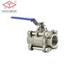 Stainless Steel Internal Thread Three-Piece Ball Valve