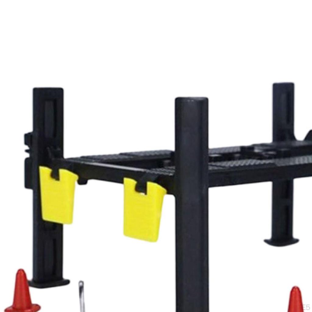 1/64 Garage Lift Set Model Simulation Collectible Classic Miniature Sculpture Cars Toys for Workshop