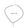 Exquisite Bowknot Pendant Necklace Elegant Neckchains Jewelry Gray Pearls Clavicle Chain Charm Adornment for Women