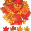 50-300Pcs Fall Artificial Maple Leaves Faux Silk Leaf For Thanksgiving Halloween Christmas Home Decor Wedding Party Supplies