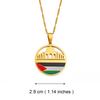 Anniyo Al-Aqsa Mosque and Palestine Pendant Necklaces Jewelry #255621