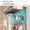 DANLE Punch-Free Wall-Mounted Towel Rack with Removable Mesh Baskets