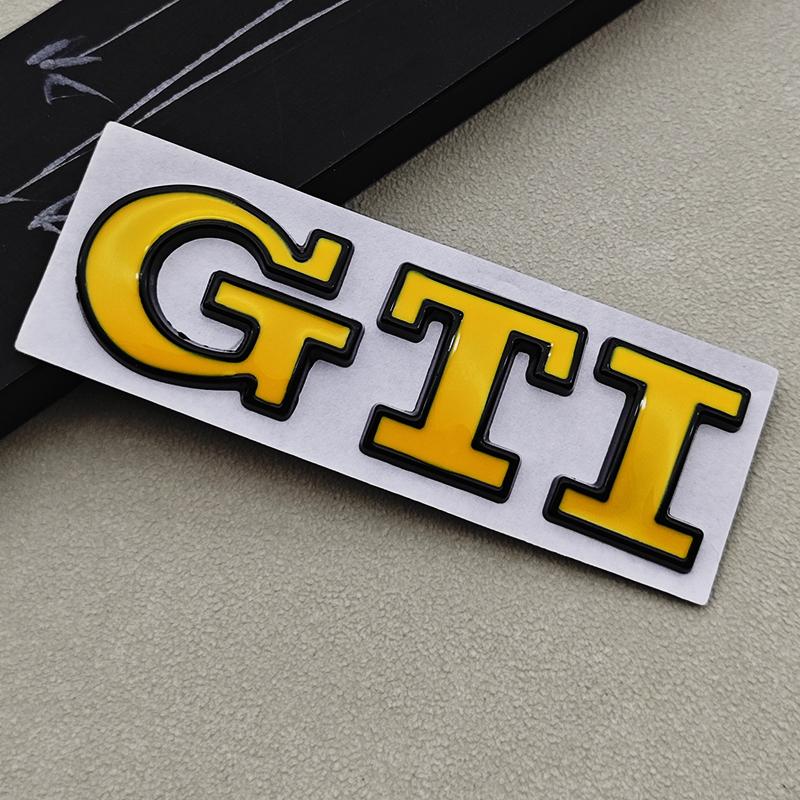 Pro VW VOLKSWAGEN 2026 Nové 3D kovové logo Znak GTI Písmena Odznak na zadní kufr auta Pro Volkswagen VW Golf 4 5 6 7 7.5 MK4 MK5 MK6