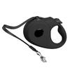Retractable Dog Leash Tangle Free Pet Traction Extendable Telescopic Walking Leash Black M Fit