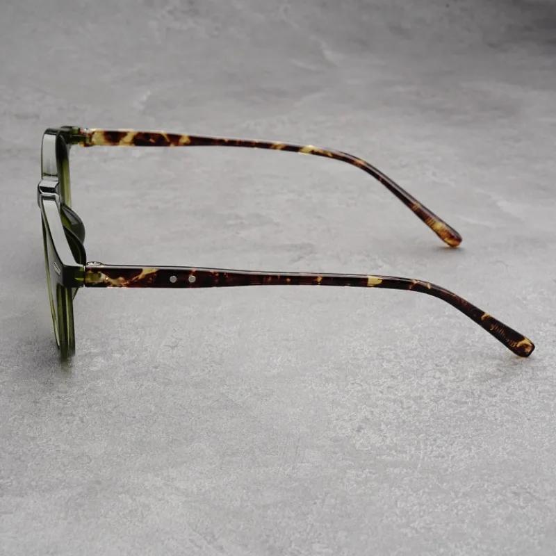 Vintage Round Frame UV Protection Myopia Glasses Korean Version Ultra Light Fashion Near Sight Eyeglasses for Women and Men