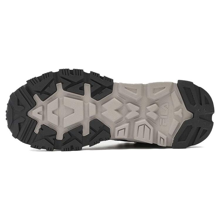 Fila Fabric Synthetic Leather Fleece Comfortable Lightweight Shock Absorbing Wear Resistant Low Top Dad Shoes Women sneaker Gray Blue F12W342125FFO