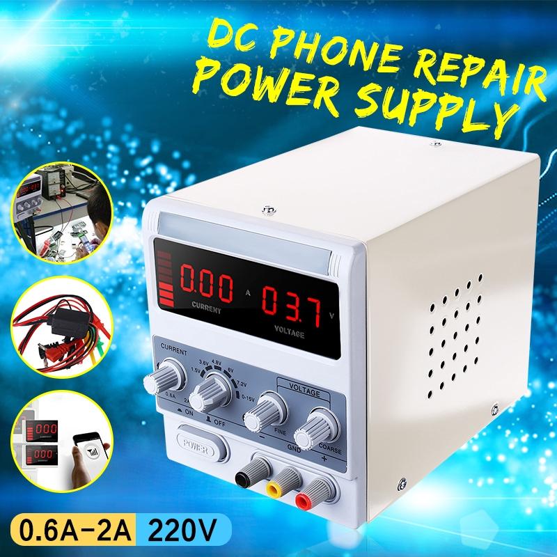 220V 50/60HZ 1502D+ DC Power Supply LED Display Mobile Phone Repair Power Test Regulated