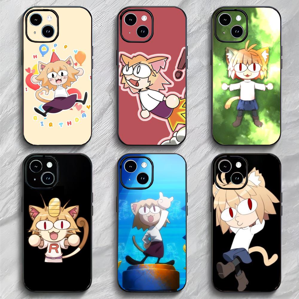 T-Tsukihime Neco Arc Funny Meme Kawaii Phone Case Phone Case Soft Packaging Lightweight For iPhone17 16 15 14 13ProMax